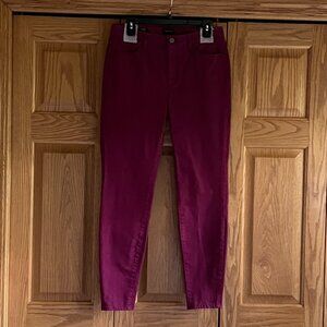 TALBOTS - Jeggings - Red Plum -- Excellent Condition